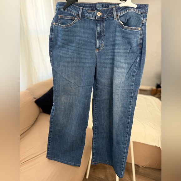 J. Jill Blue Flare & Wide Leg Jeans - Picture 3 of 4